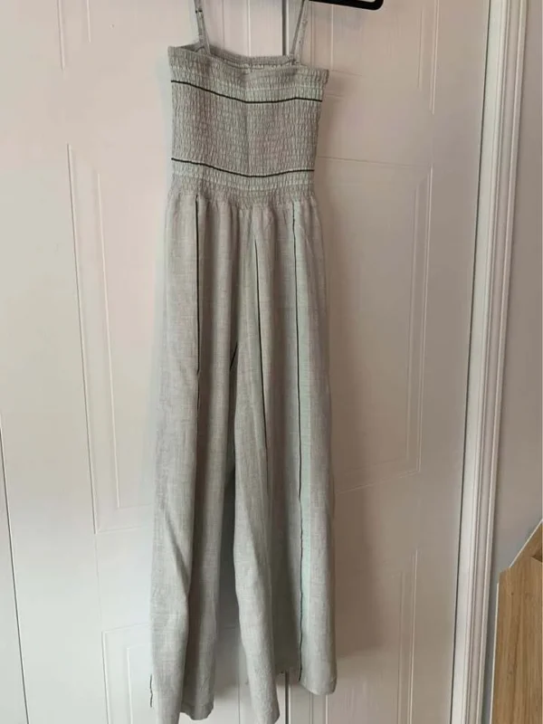 Image for Hannah Striped Smocked Jumpsuit
