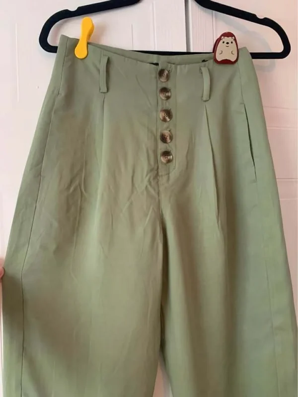 Image for Pantalon Alice vert sauge