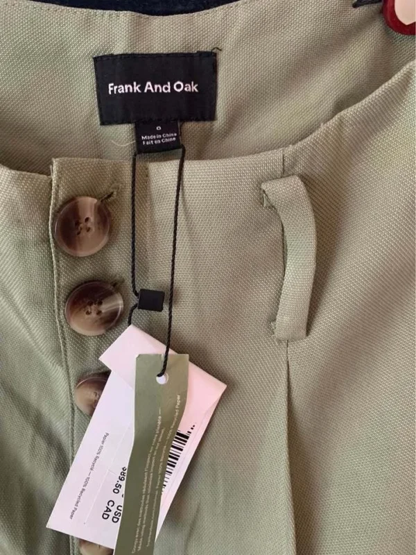 Image for Pantalon Alice vert sauge