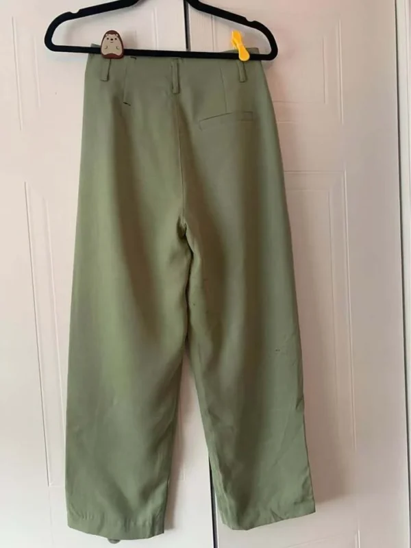 Image for Pantalon Alice vert sauge