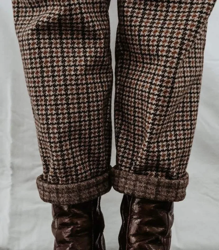 Image for Pantalon pied-de-poule Mimz