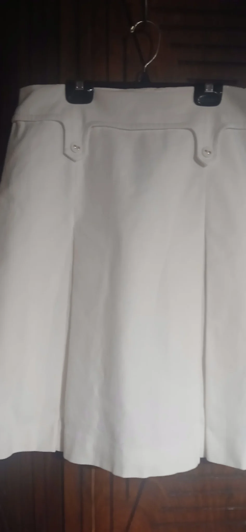 Image for Jupe à plis blanche