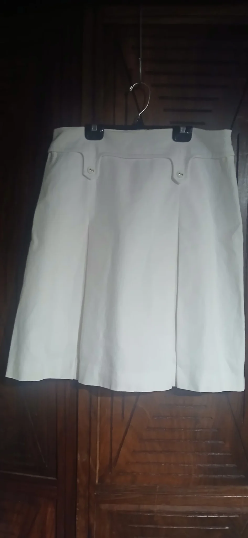 Image for Jupe à plis blanche