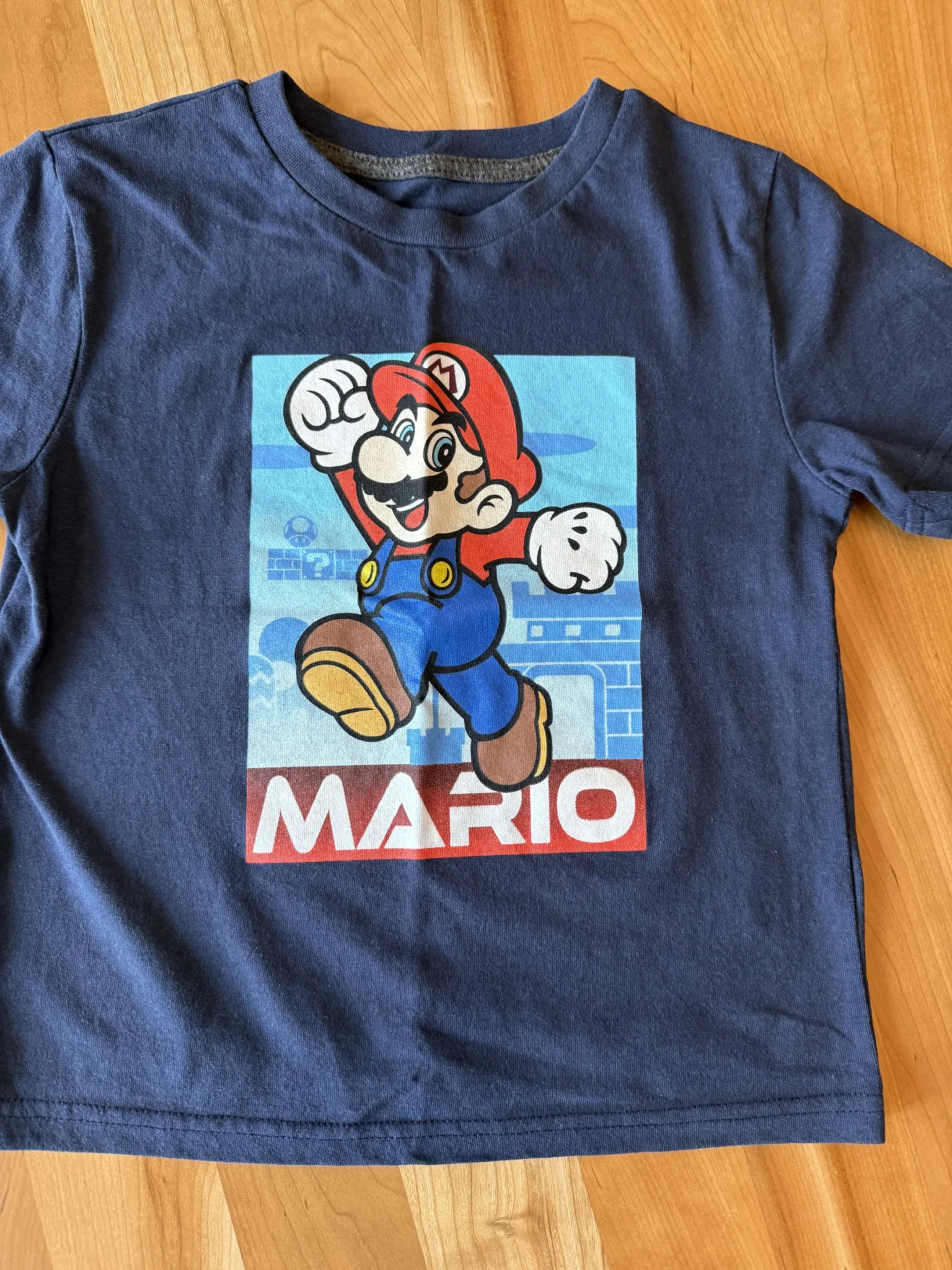 Image for Navy blue Mario Bros T-shirt