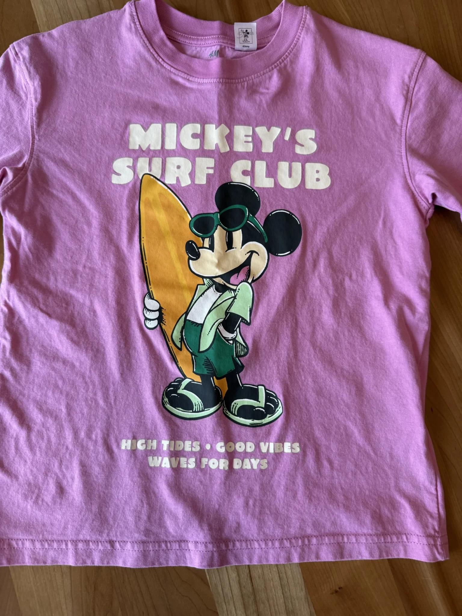 Image for Tshirt rose Mickey Mouse