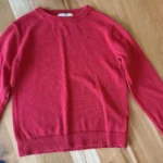 Thumbnail for red long-sleeved jumper