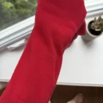Thumbnail for red long-sleeved jumper