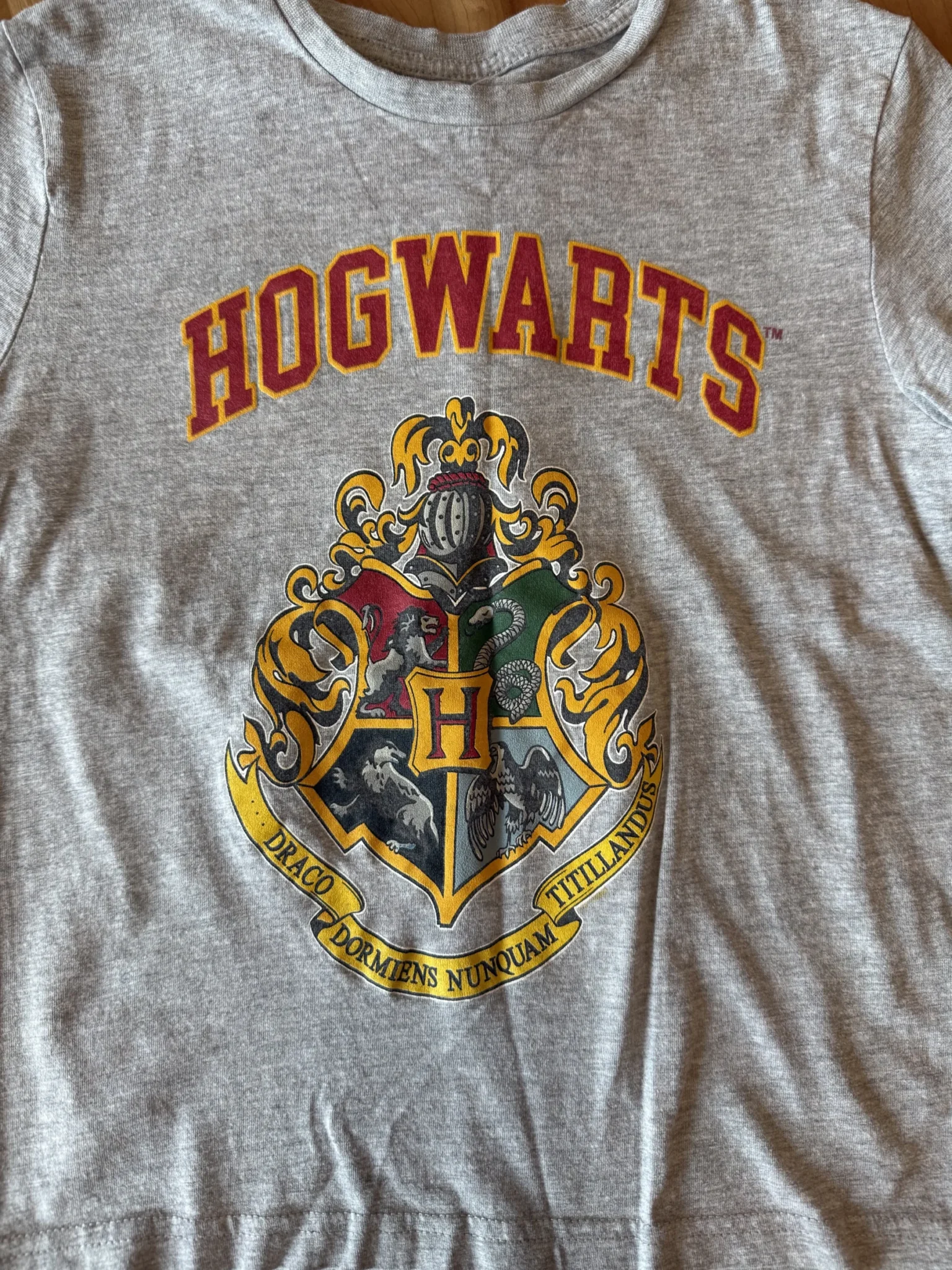 Image for Grey Harry Potter T-shirt