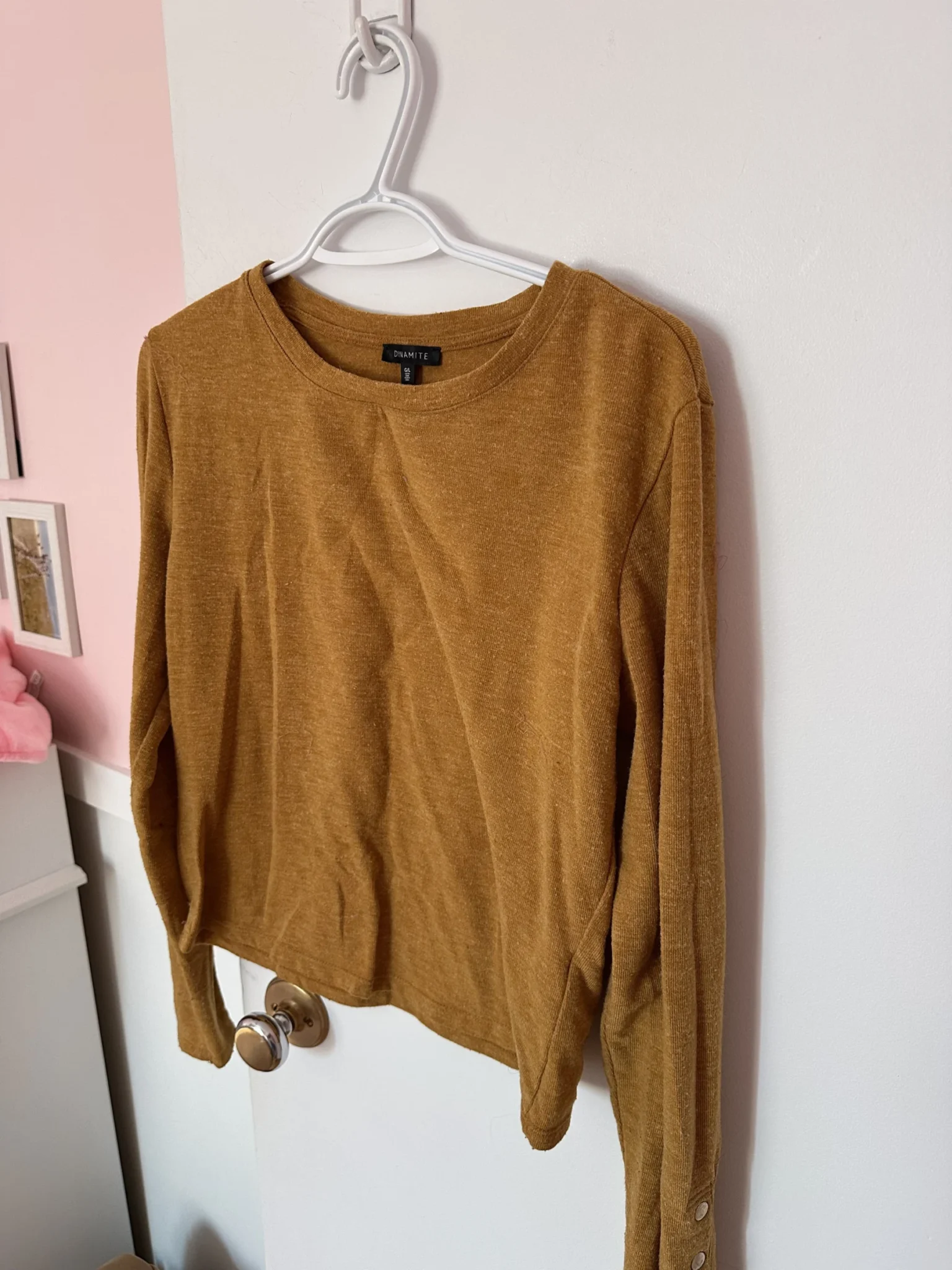 Image for Jumper with buttons on the sleeves