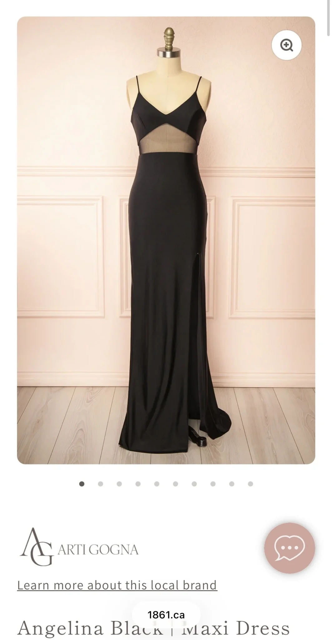 Featured image for Robe de soirée Artigogna (boutique 1861) Jamais portée