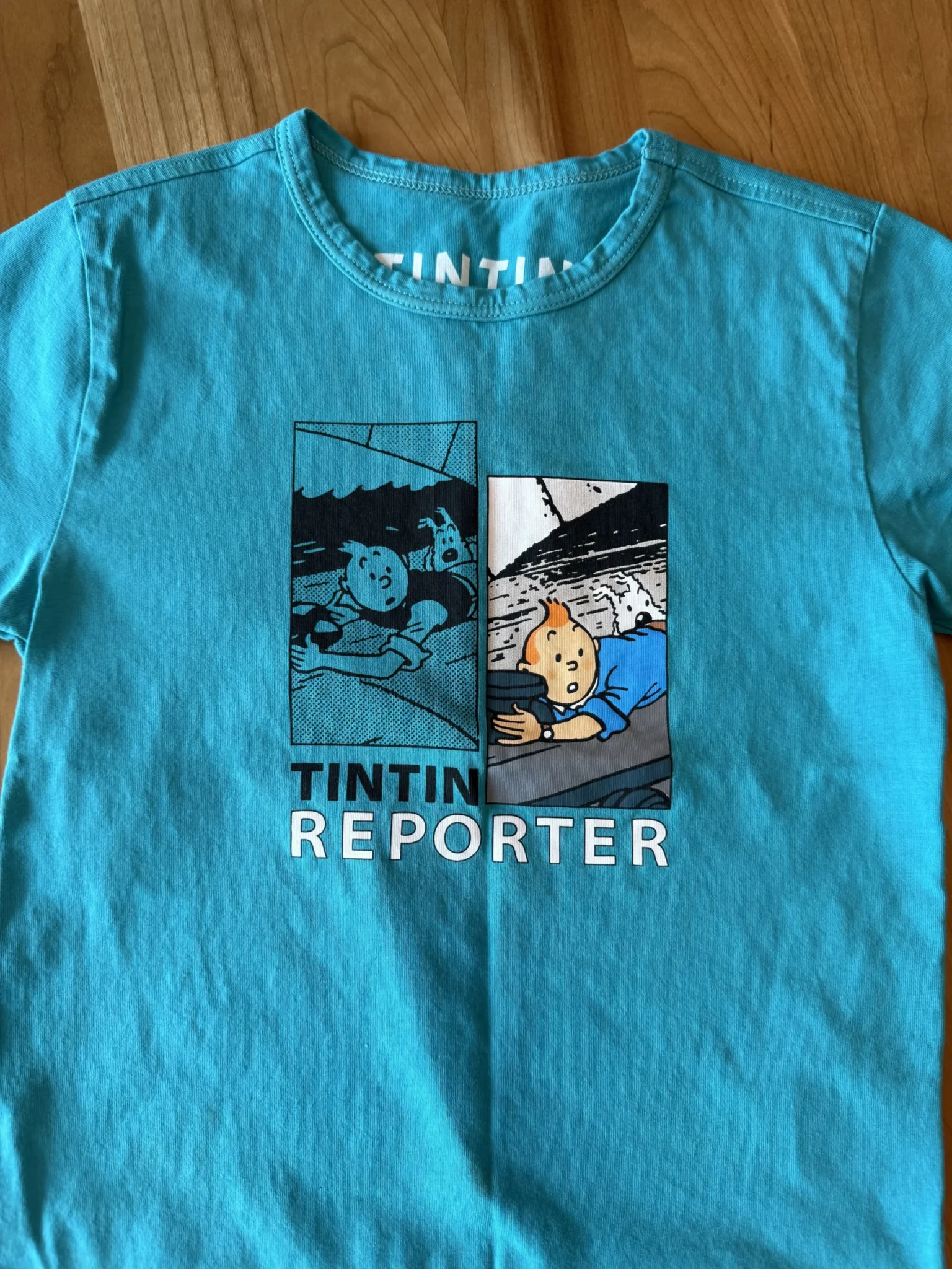Image for Blue Tintin T-shirt