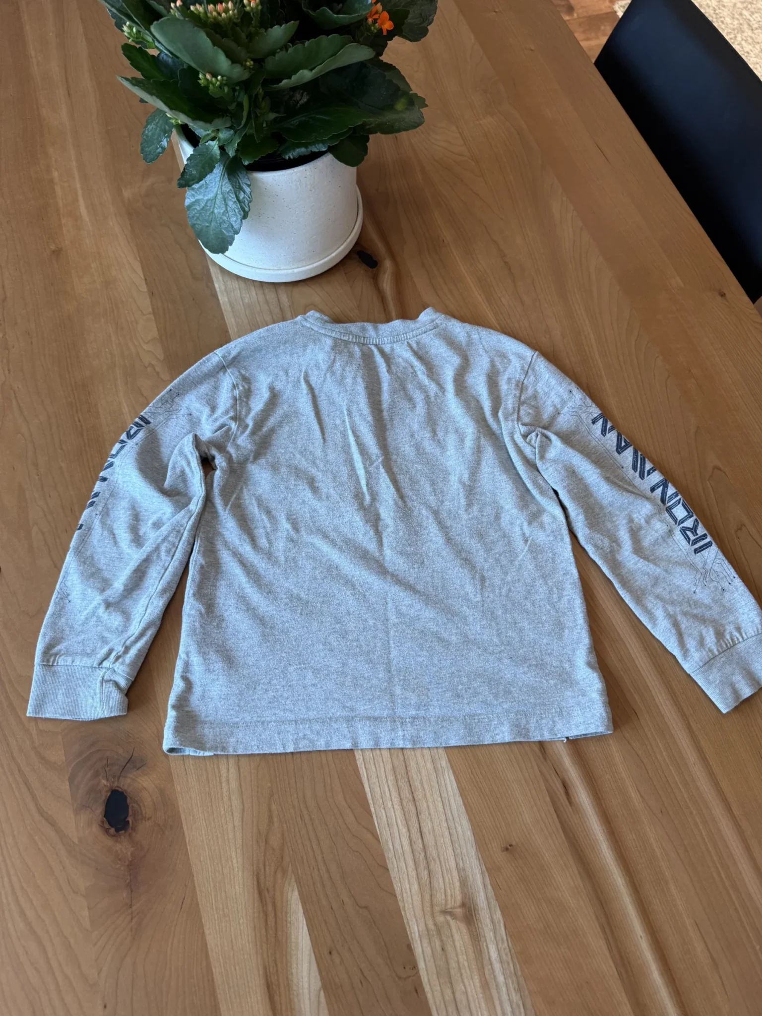 Image for Iron Man grey long-sleeved top