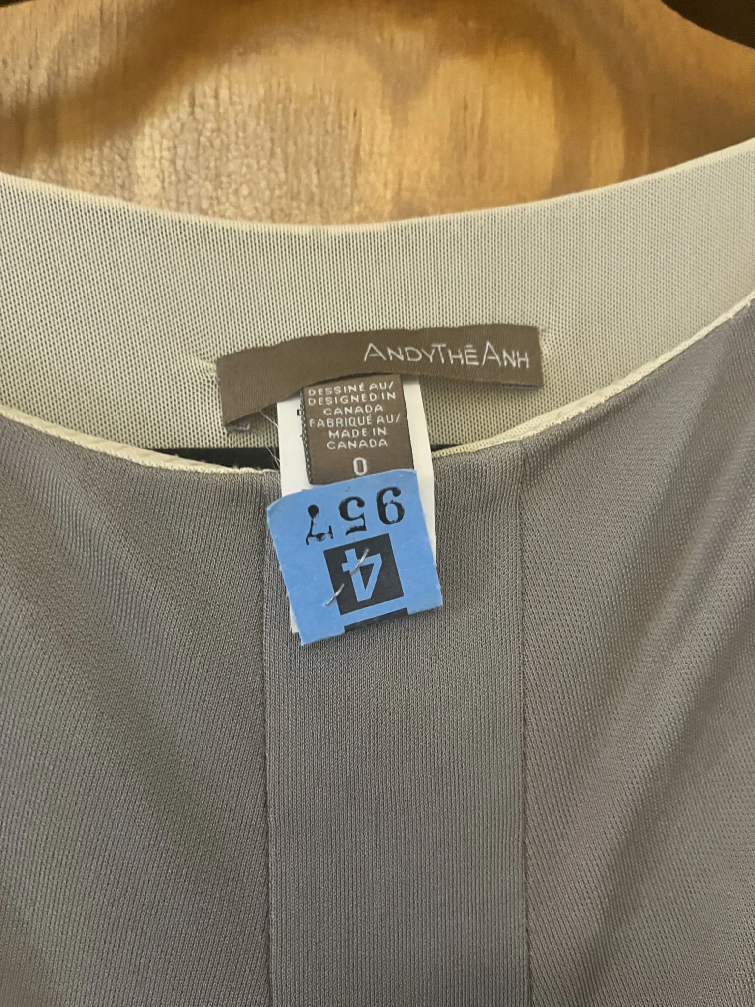 Image for Robe de soirée taupe Andy Thê Anh