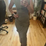 Thumbnail for Robe de soirée taupe Andy Thê Anh