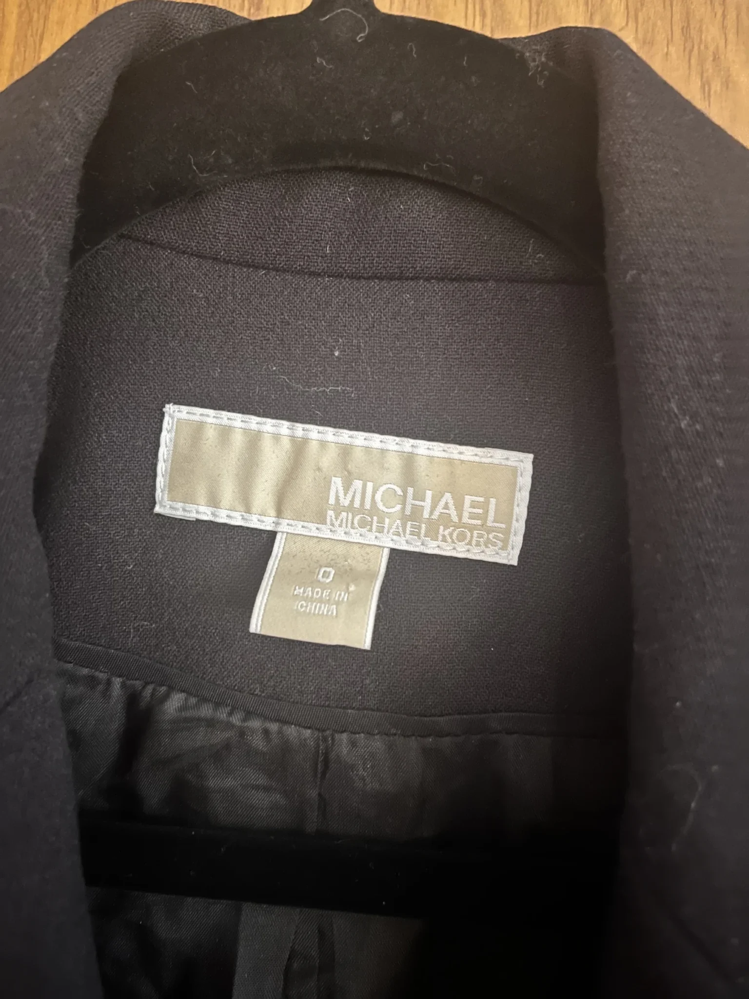 Image for Veston noir Michael Kors taille 0
