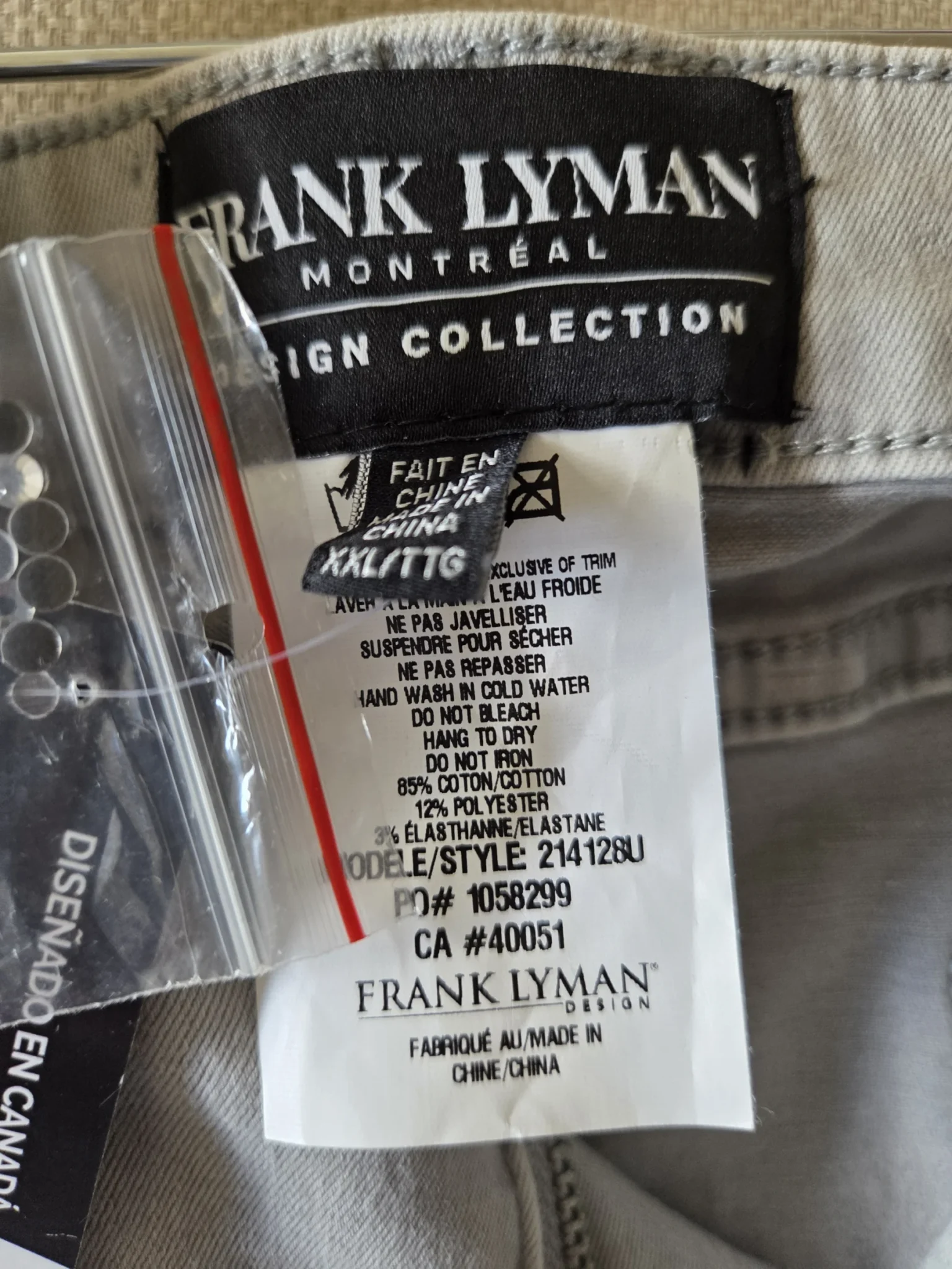 Image for Brand new with tag: Frank Lyman light grey jeans