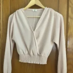 Featured thumbnail for Blouse crop top Wilfred (Aritzia) taille XXS