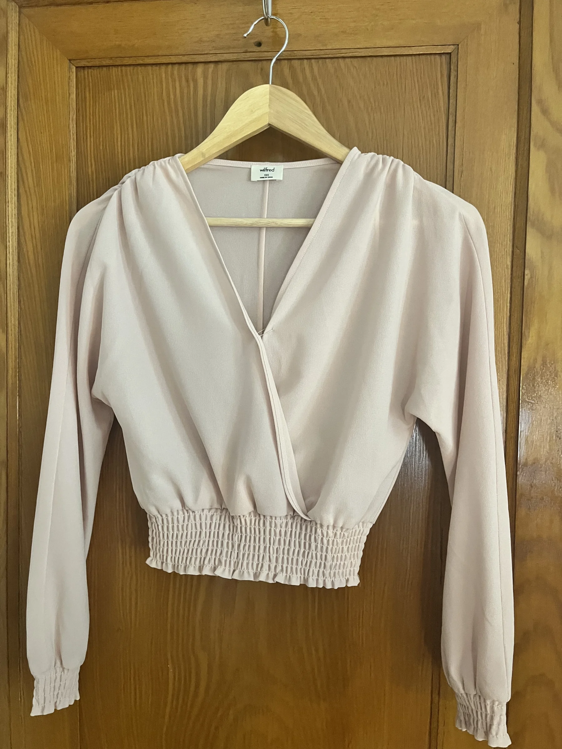 Blouse crop top Wilfred (Aritzia) taille XXS Aritzia seconde main