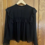 Thumbnail for Blouse noire Wilfred (Aritzia) taille XS