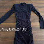 Featured thumbnail for Robe noire à  épaulettes TEN by Babaton (Aritzia) taille XS