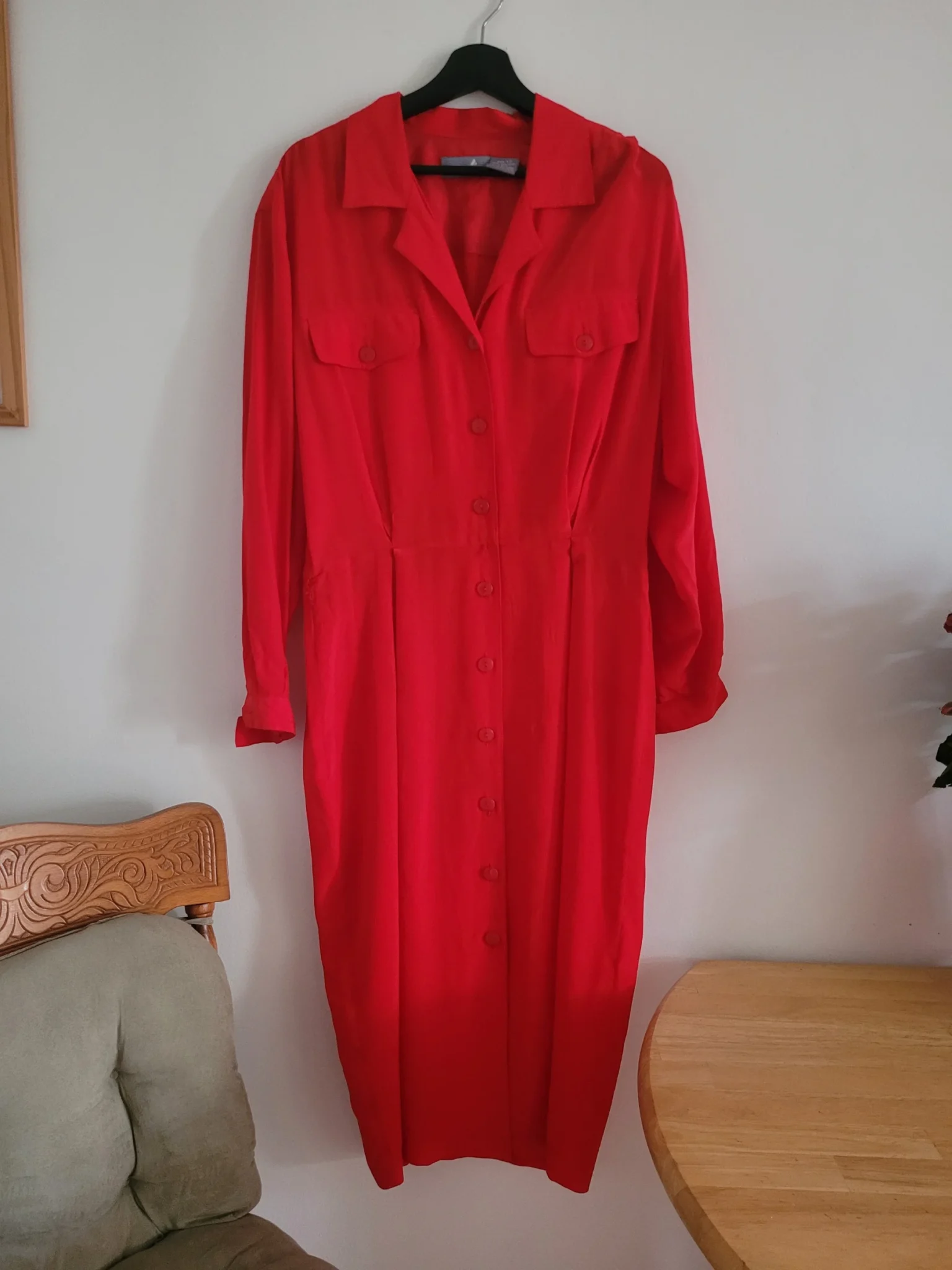 Featured image for Robe chemisier 100% soie