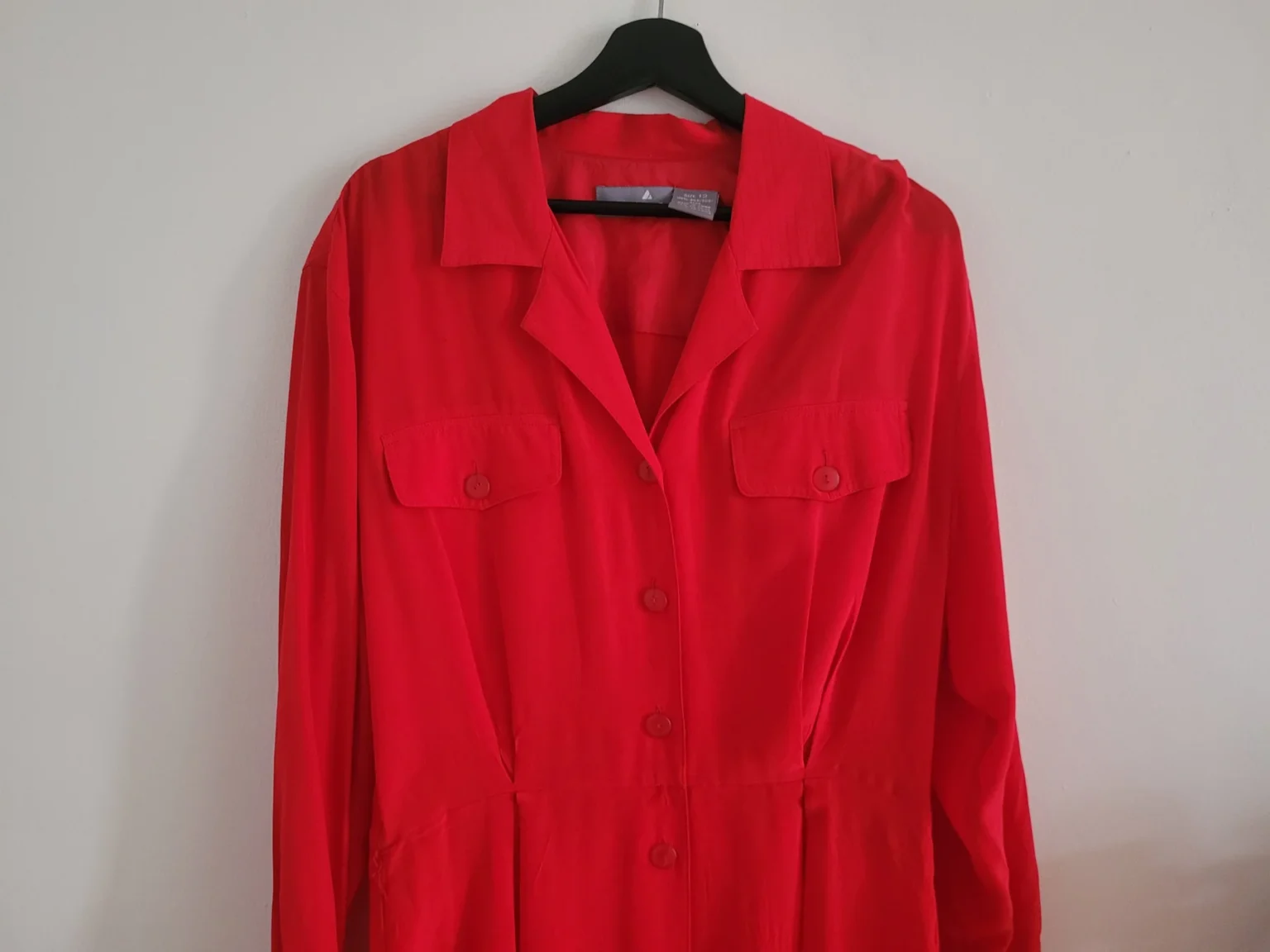 Image for Robe chemisier 100% soie