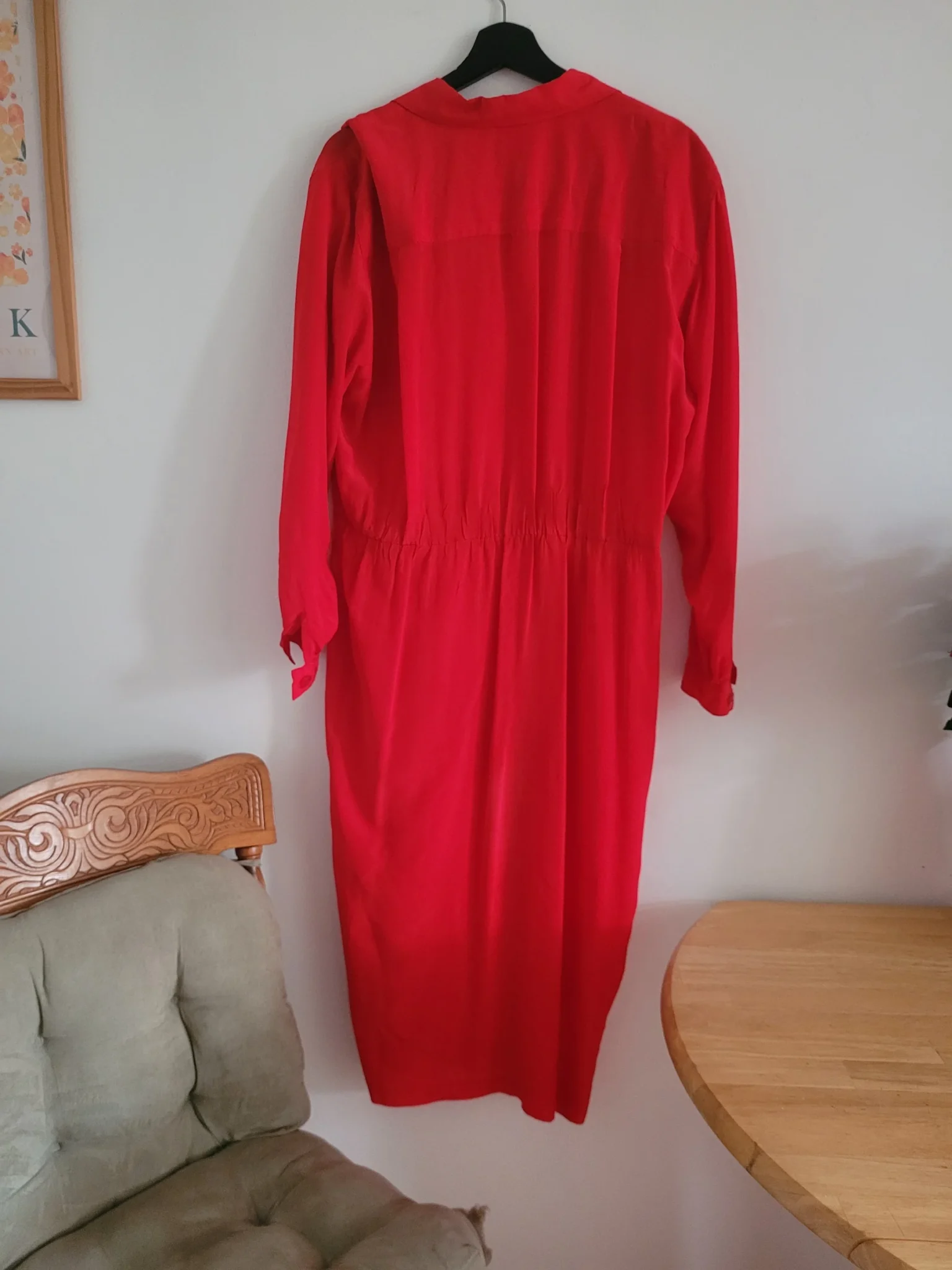 Image for Robe chemisier 100% soie