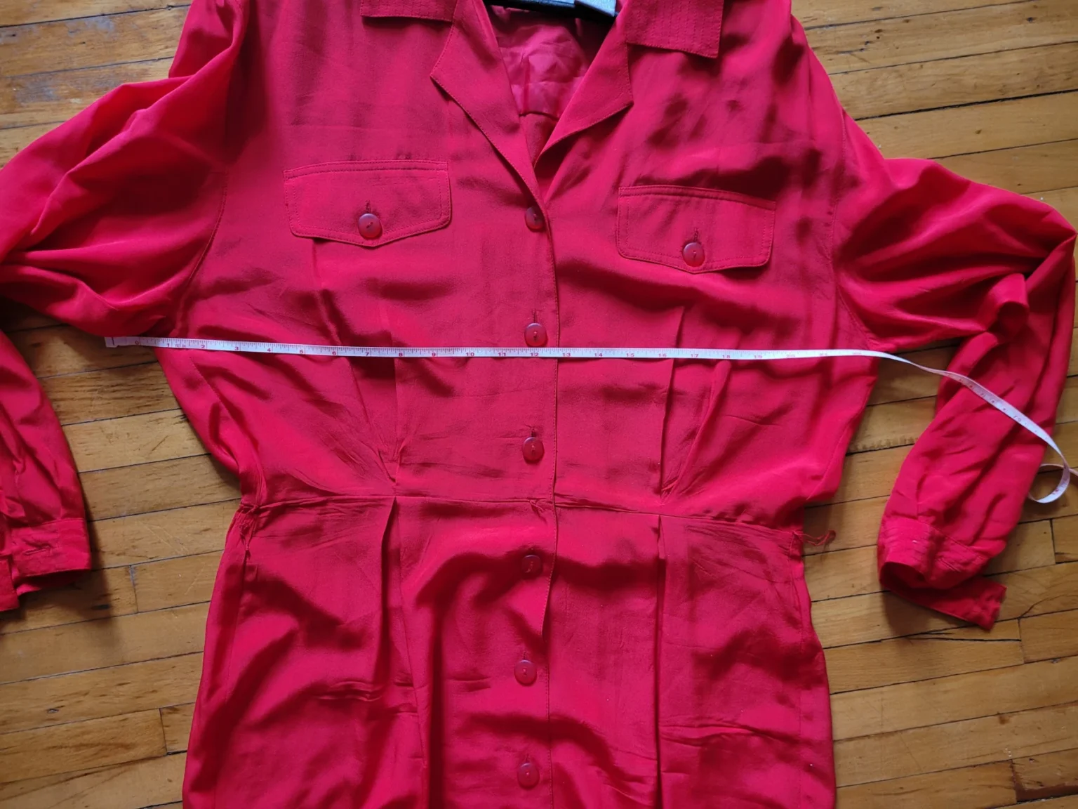 Image for Robe chemisier 100% soie
