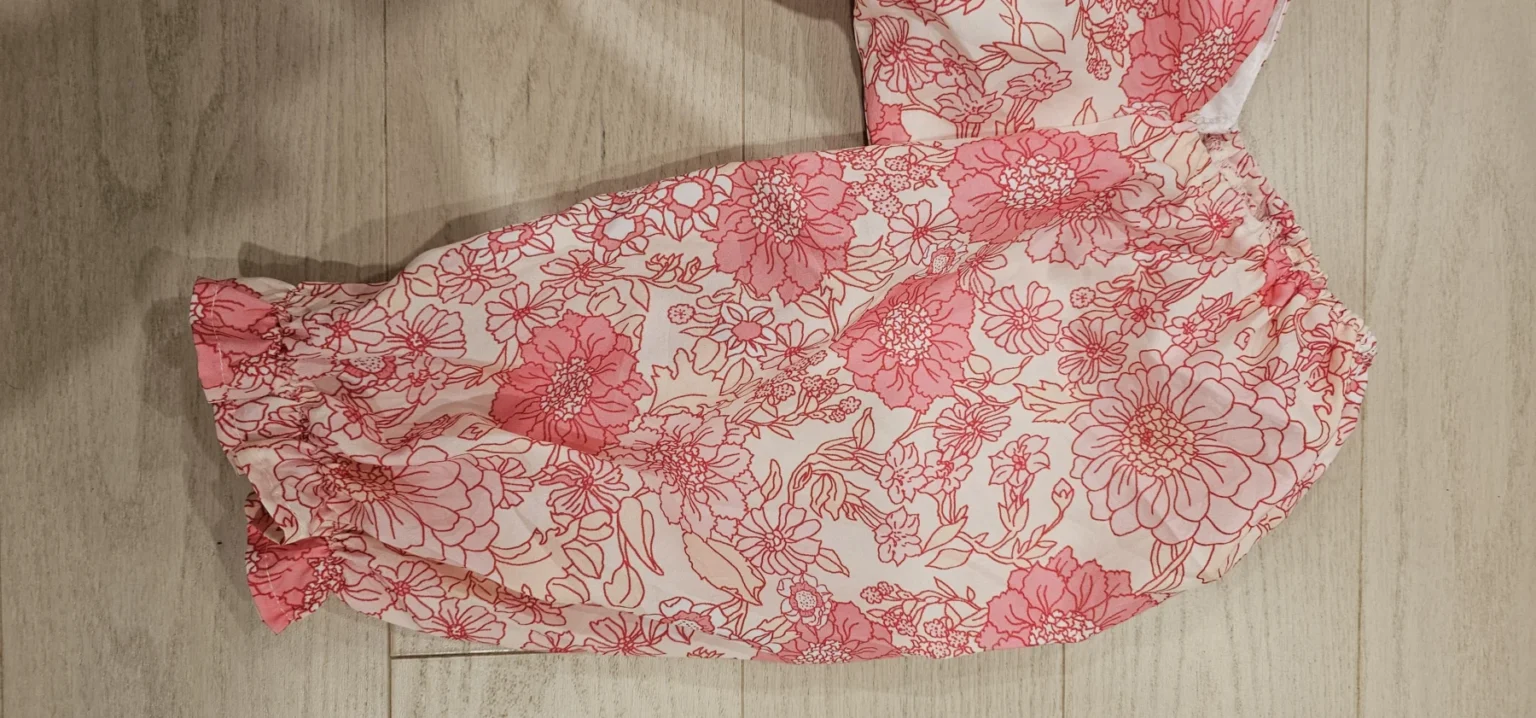 Image for Robe Fleurie BabyDoll avec Manches Bouffantes