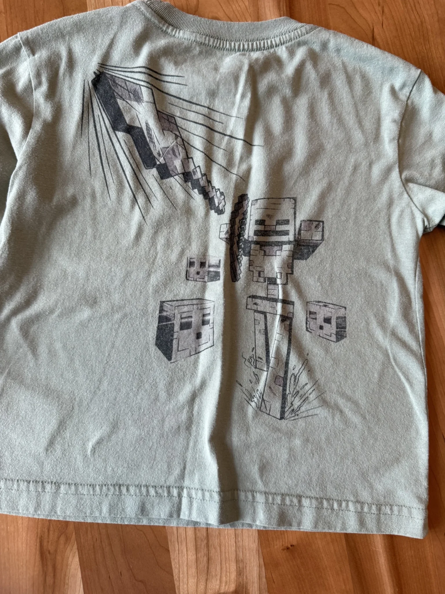 Image for Minecraft green long-sleeved top