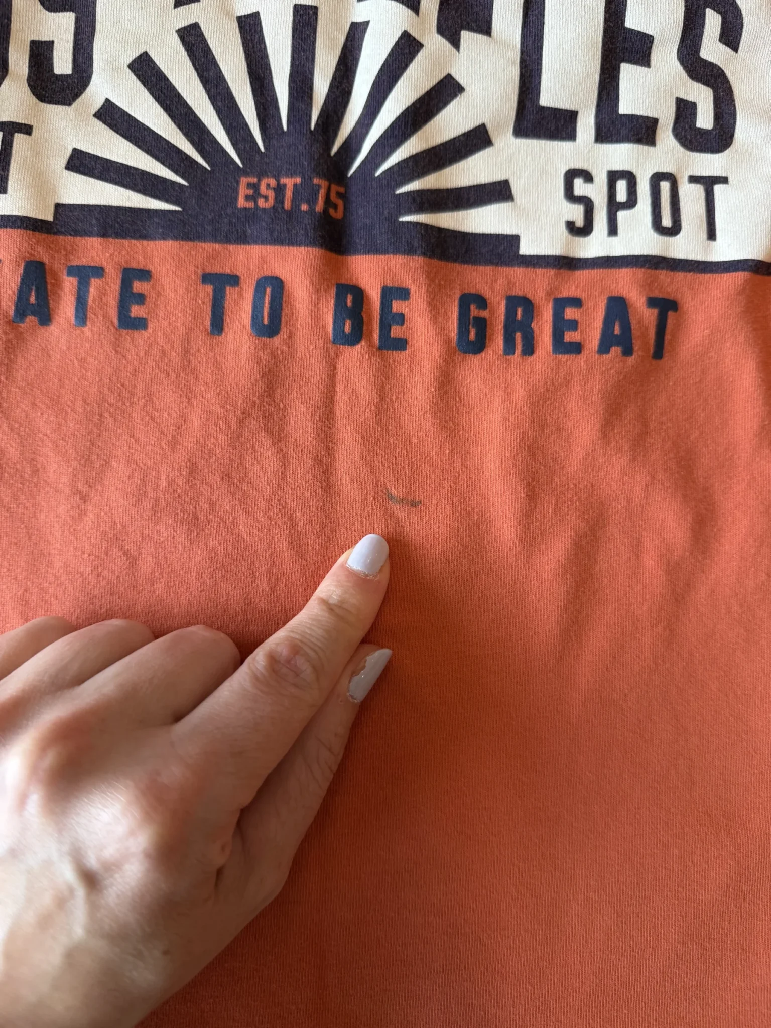 Image for Orange long-sleeved Los Angeles