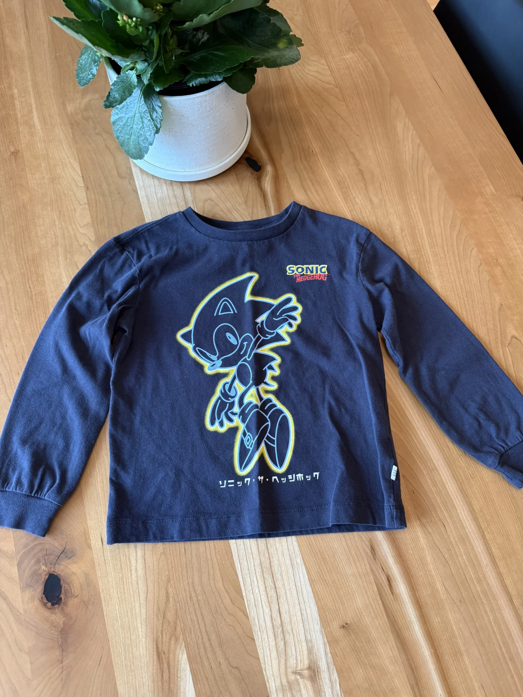 Manches longues bleu marin Sonic GAP seconde main
