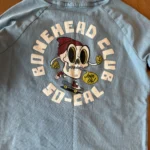 Thumbnail for Skeleton blue long-sleeved top