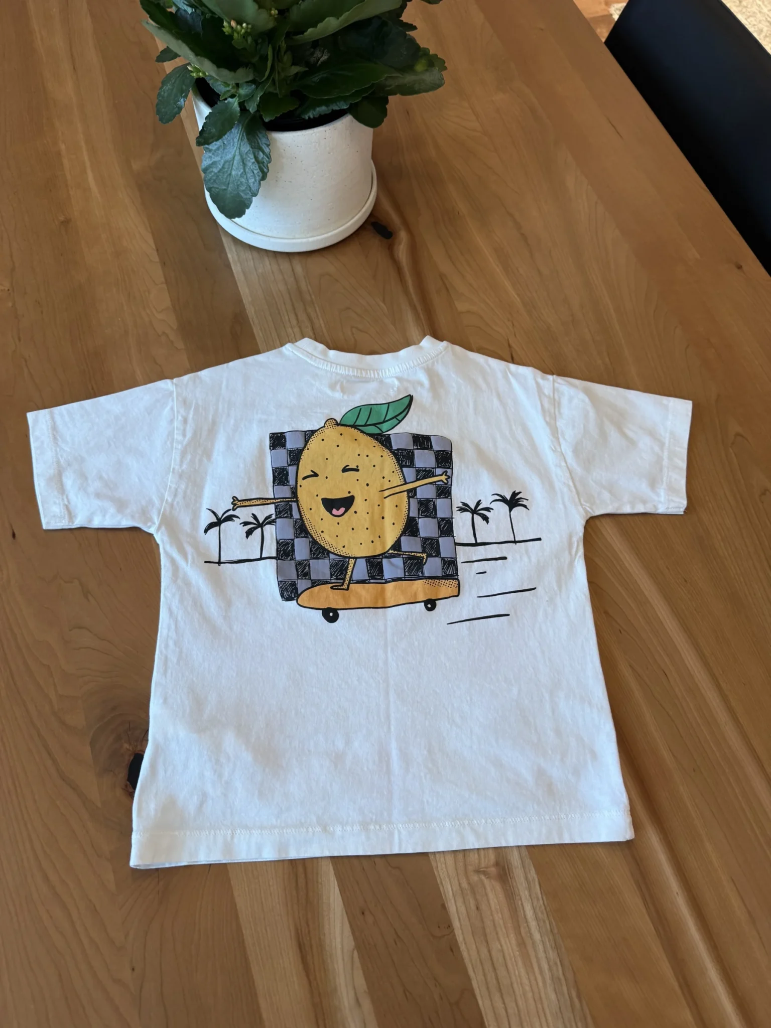 Image for Lemon-white T-shirt