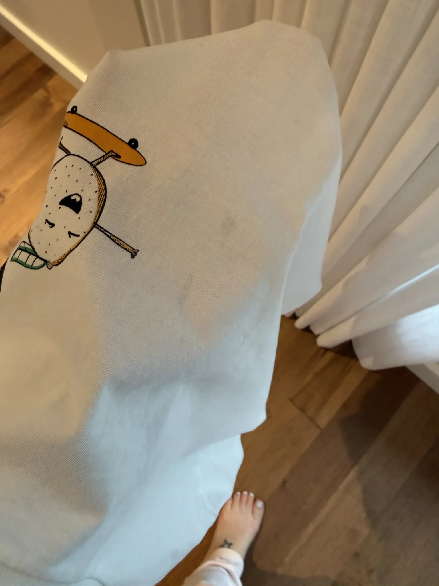Image for Lemon-white T-shirt