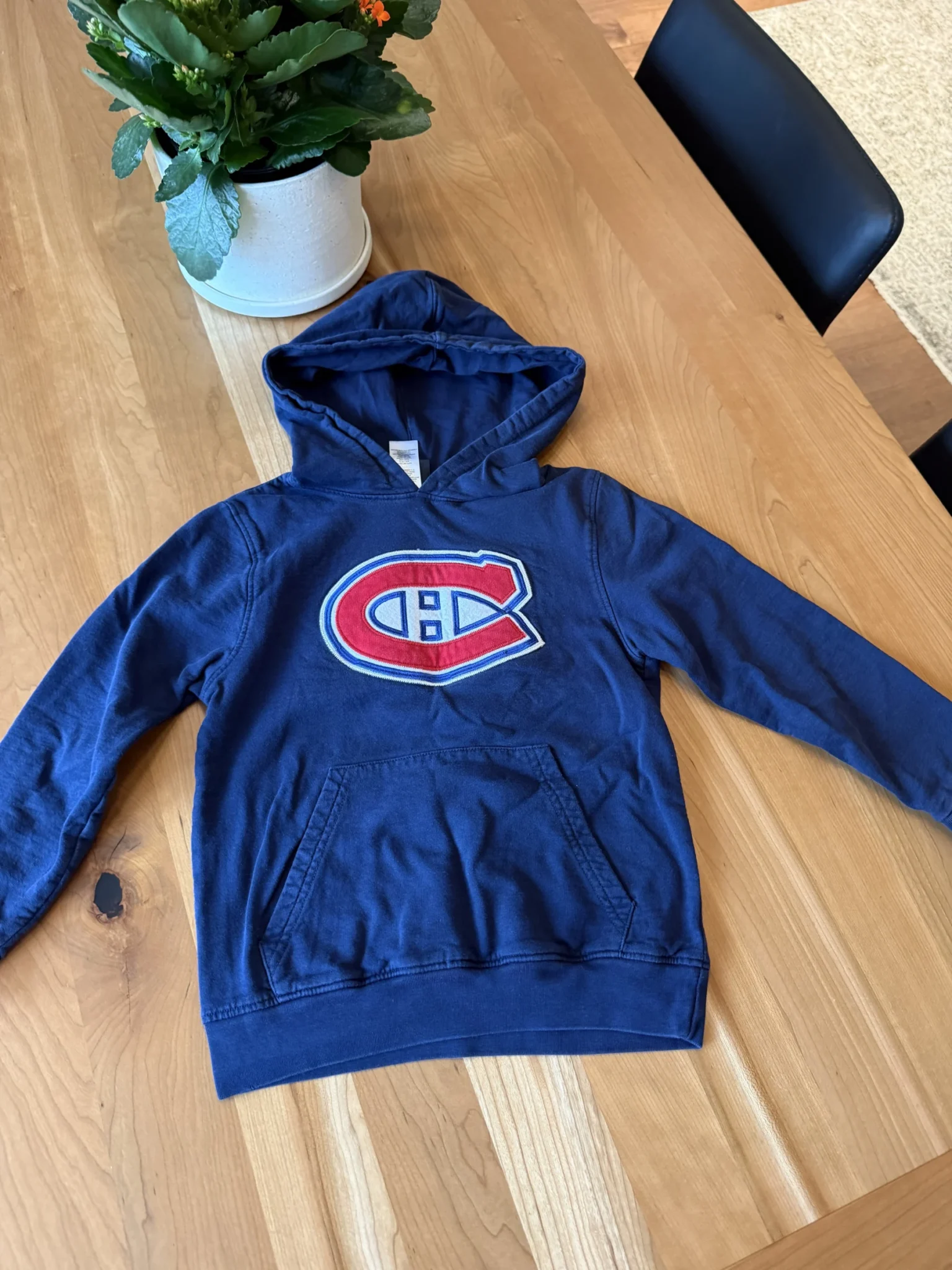 Featured image for Montreal Canadiens navy blue fleece