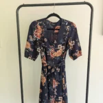 Featured thumbnail for RW&Co navy blue floral summer dress