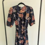 Thumbnail for RW&Co navy blue floral summer dress