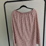 Thumbnail for Pink 'Romance' skirt with small flowers