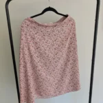 Thumbnail for Pink 'Romance' skirt with small flowers