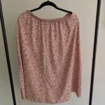 Thumbnail for Pink 'Romance' skirt with small flowers