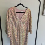 Featured thumbnail for Pink sequinned dress