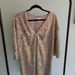 Thumbnail for Pink sequinned dress