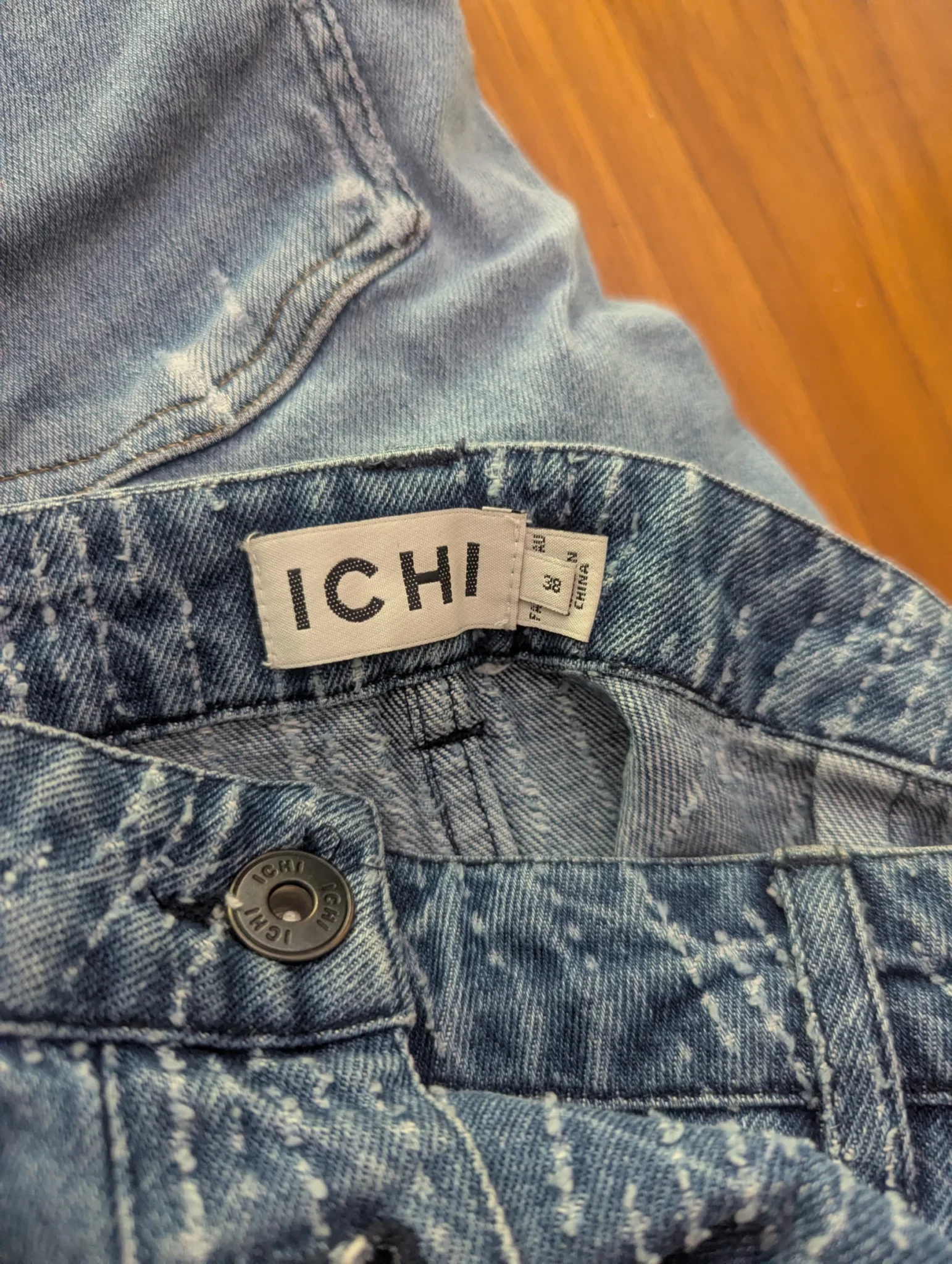 Image for Jupe denim texturé mi-longue