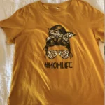 Featured thumbnail for T-shirt #Momlife  grandeur large