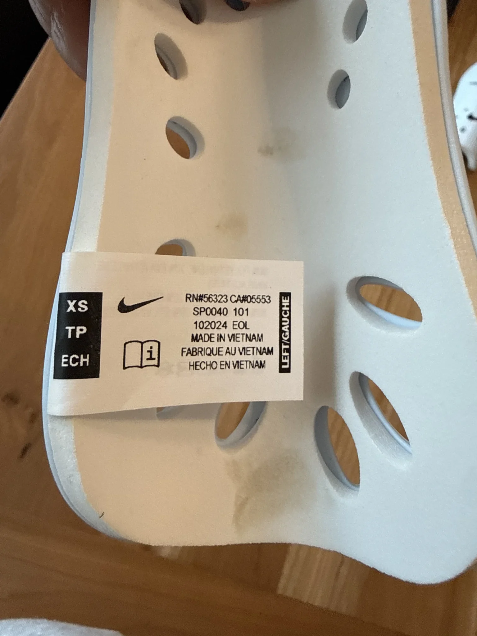 Image for Nike shin guard