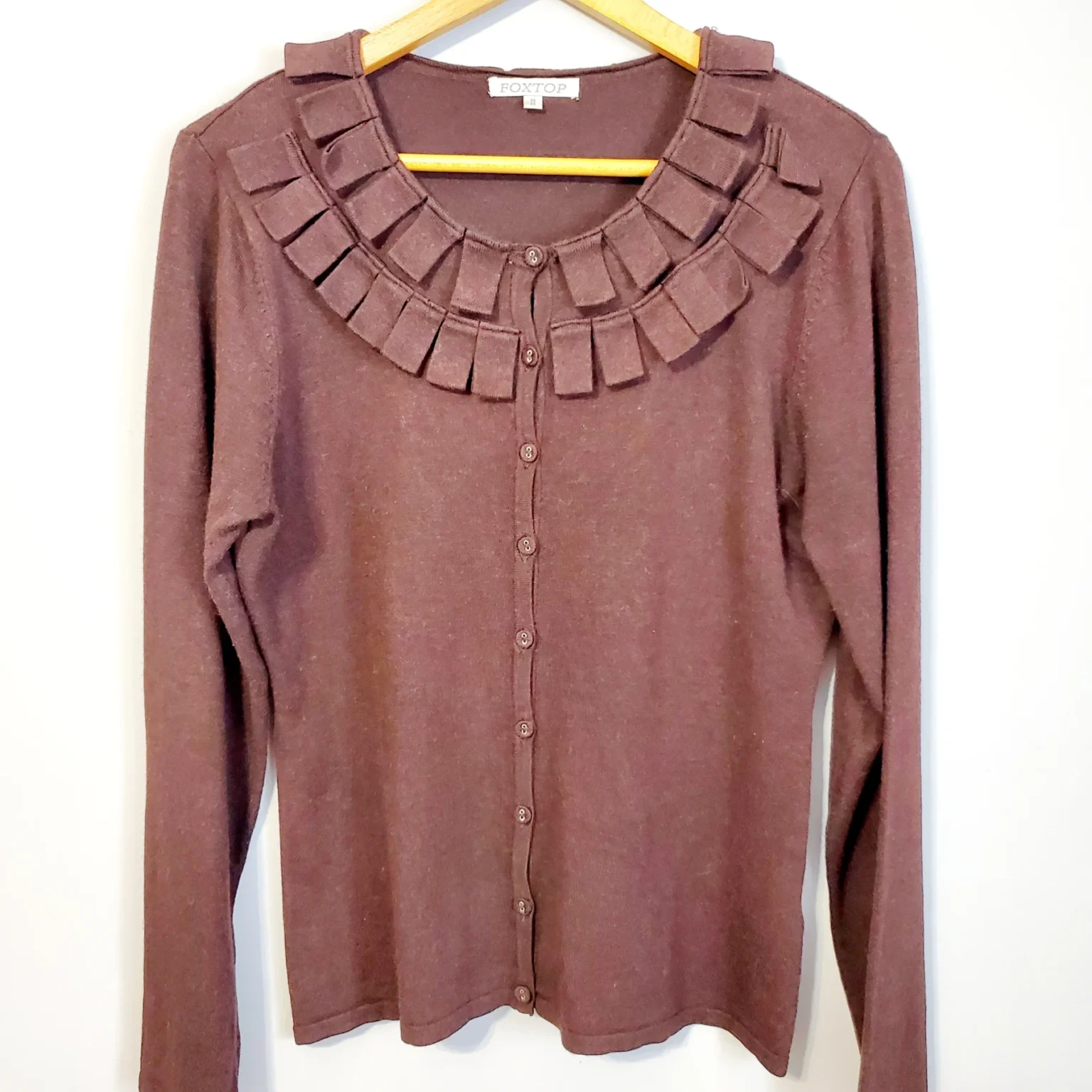 Featured image for Cardigan marron