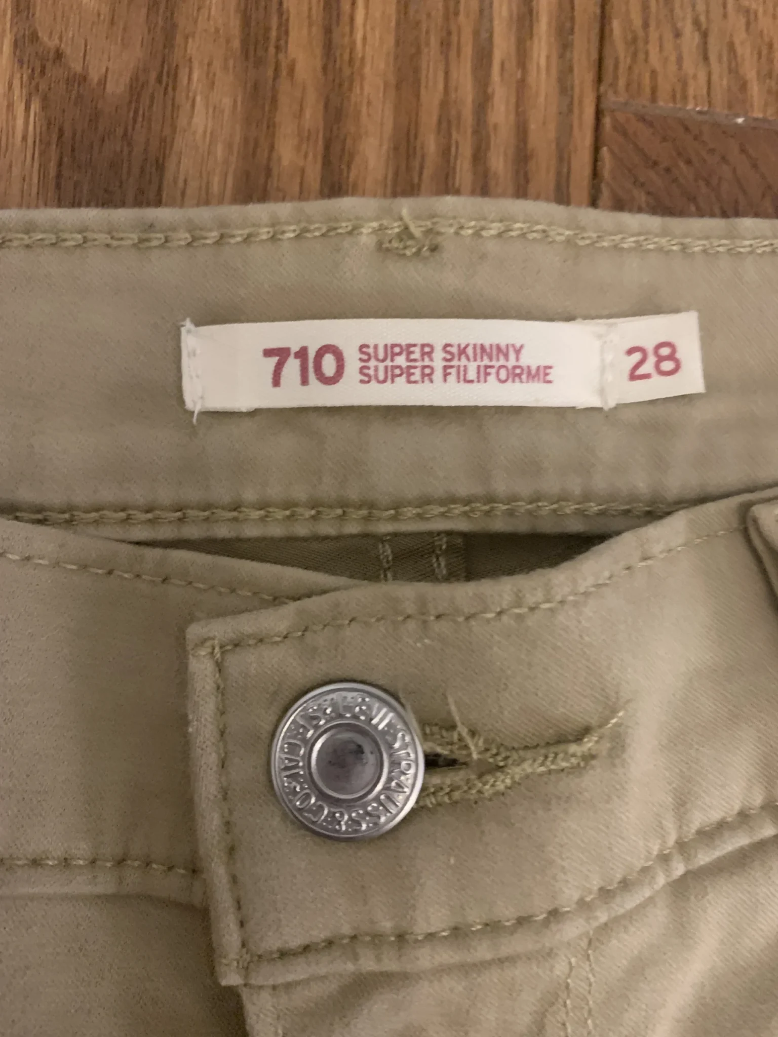 Image for Pantalon jeans Levi’s beige 28 👖
