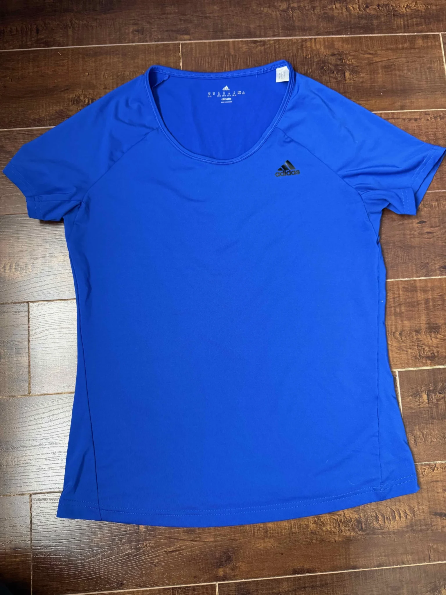 Featured image for Adidas blue sports T-shirt