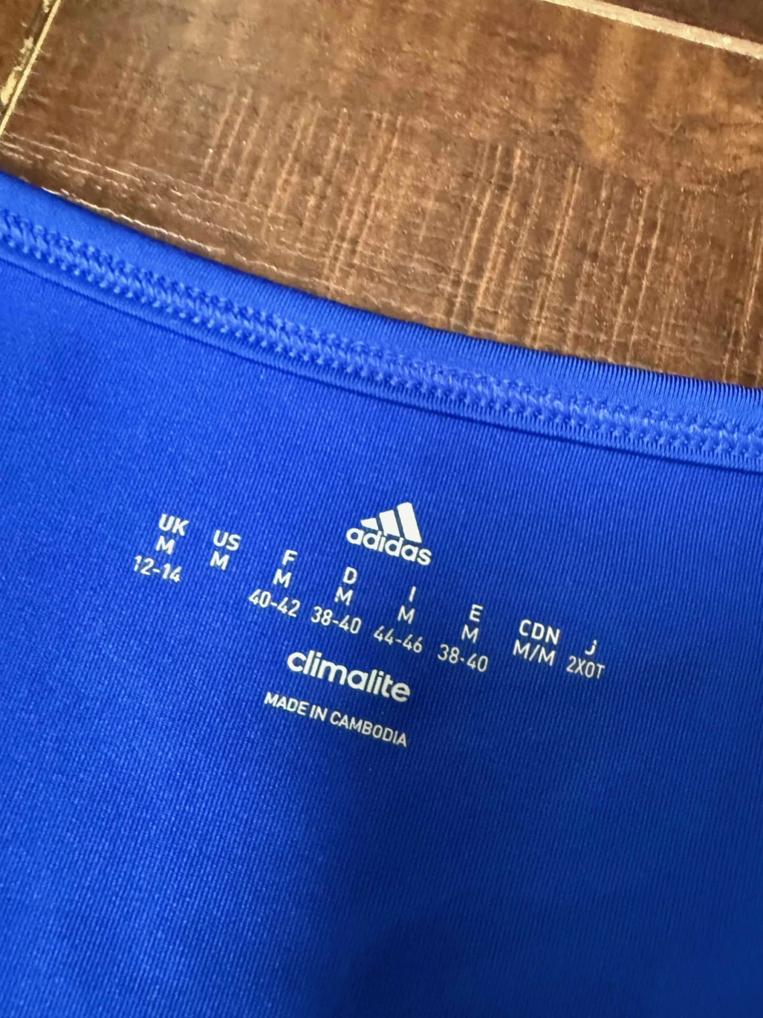 Image for Adidas blue sports T-shirt